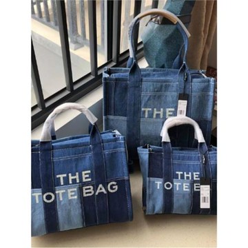 字母帆布單肩斜挎時尚百搭托特包