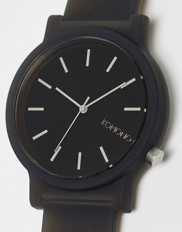 Komono mono glow watch in black