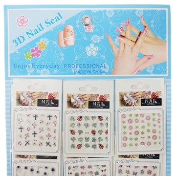 指甲貼 綜合指甲貼紙 手指甲貼紙/一袋10吊入(一吊12張)共120張入(定10) 指甲彩繪 幻指美甲~瑋W-4237.W-4029【領券滿額再折千12/31止】