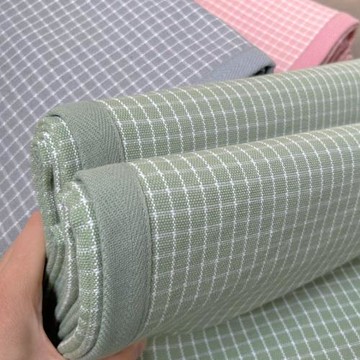 加厚山東純棉老粗布床單三件套100全棉涼席棉麻亞麻老式特厚席子