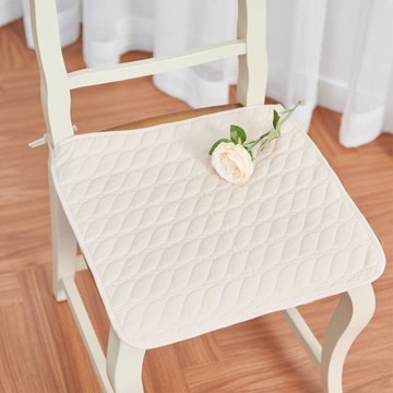 防滑固定帶方形椅墊 米色 45 x 45 公分  淺褐色  45 x 45 cm