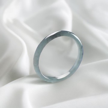 冰藍水翡翠戒指戒圈 | 國際14.5圍 | 天然A貨翡翠 | 送禮