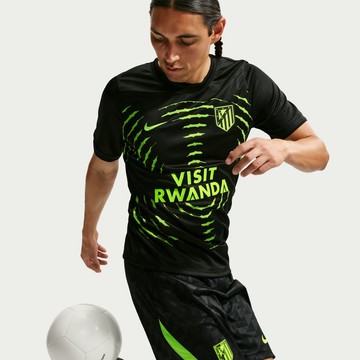 NIKE ATM M NK DF SS TOP PM K AW 男足球短袖 黑-IO0596010