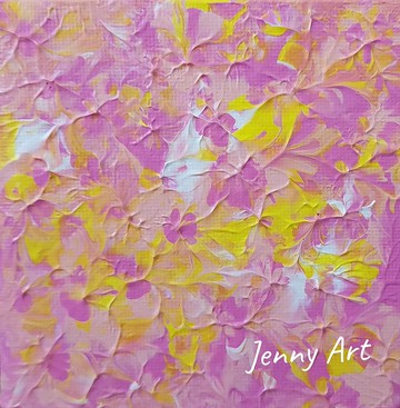 【花薔】系列 無框畫 壓克力畫 抽象畫 畫作 掛畫 居家擺設 居家