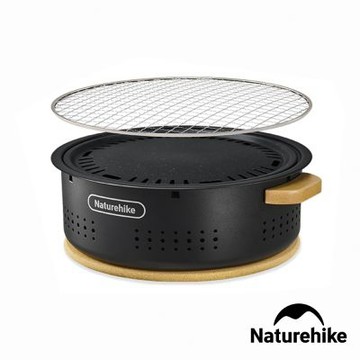 Naturehike 墨煙桌面圓形燒烤爐 煎烤兩用款 CF010