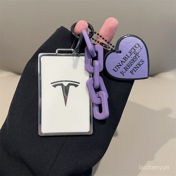 優選好物 特斯拉卡片鑰匙套汽車MODEL3專用全包保護MODELY高級MODELX男女扣 1IRG