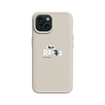 iPhone 15 SolidX 貝殼灰 - 迪士尼-星際大戰 Star Wars - R2D2-剪紙系列