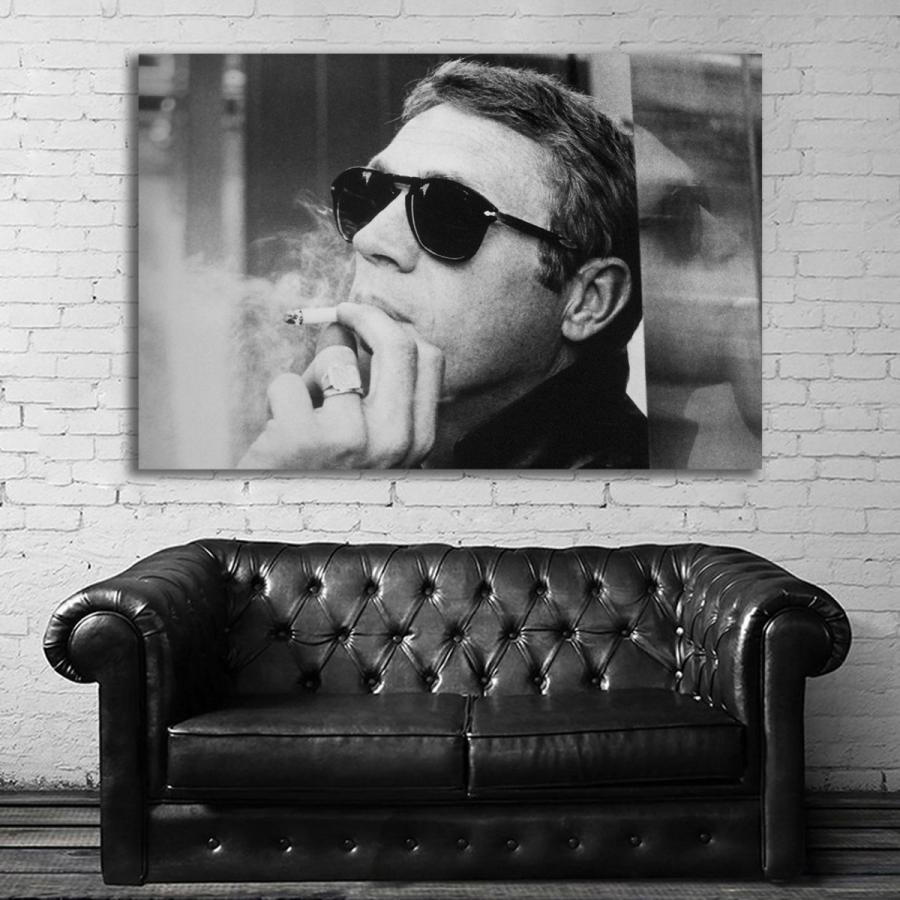 スティーブ・マックイーン Steve McQueen 特大 ポスター 約150x100cm 海外 インテリア グッズ 絵 雑貨 写真 フォト アート 大判 大