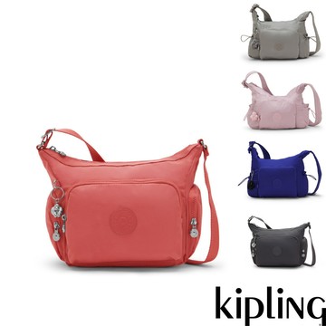 Kipling『牛角包』輕巧多袋實用側背包-GABB S(多款任選)FW26L1