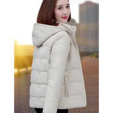 女士加絨棉衣外套短款2025冬季新款羽絨棉服加厚保暖媽媽棉襖上衣