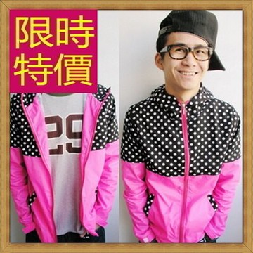 防風外套男夾克-日系修身流行時尚男連帽外套2色63j11【獨家進口】【米蘭精品】
