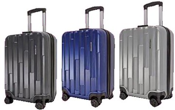 限時 滿3千賺10%點數↘ | ~雪黛屋~ROYAL-POLO 18吋行李箱可廉航ABS材質固定密鎖硬殼箱360度旋轉耐摔磨損檢測通過箱體W2313