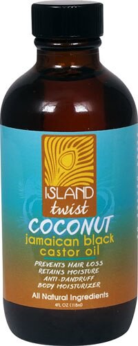 Island Twist Jamaican Black Castor Oil Coconut 4 fl oz