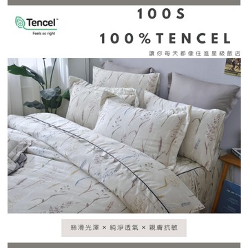 【帕瑪PAMA】100S 100%萊賽爾纖維兩用被床包組【TENCEL天絲】/雙人/P-012-02
