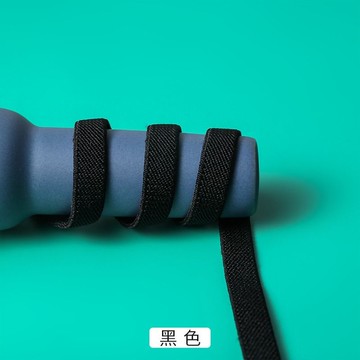 🚀隔日出🔥黑色1cm斜紋專用彈力帶彩色家用鬆緊帶細寬加厚橡皮筋筆記本褲帶