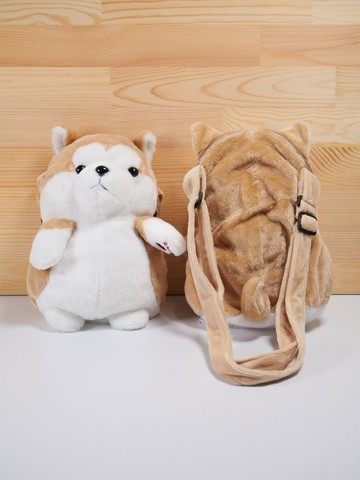 秋田犬斜背包
