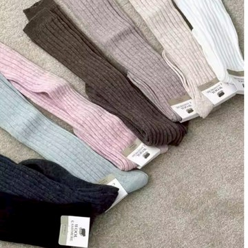 長筒襪 韓國製喀什米爾羊毛長筒襪 女士秋冬加厚保暖襪 柔軟親膚高筒襪 韓版氣質百搭襪 時尚穿搭必備 台灣賣家 台灣出貨