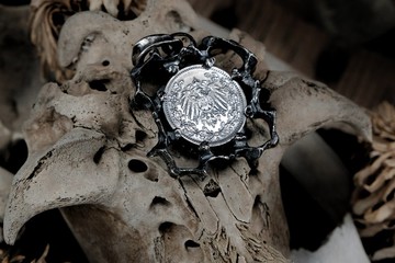 【山骸紀】銘靜時代-半馬克銀幣項鍊