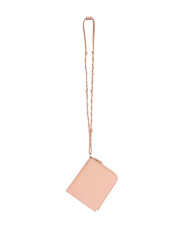 Jil Sander - leather neck wallet - men - Calf Leather - One Size - Pink