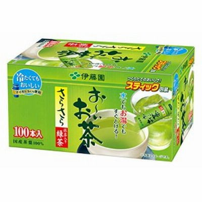 伊藤園 おーいお茶 抹茶入りさらさら緑茶 スティックタイプ 0.8g×100本