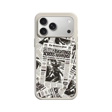 iPhone 17 Pro Max SolidX 貝殼灰 - Stranger Things - 號外：魔神入侵