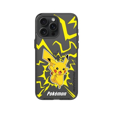 iPhone 15 Pro Max Clear 酷墨灰 - 寶可夢 Pokemon - 戰鬥系列-皮卡丘