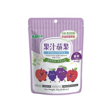 義美生機 果汁蘋果-葡萄25g