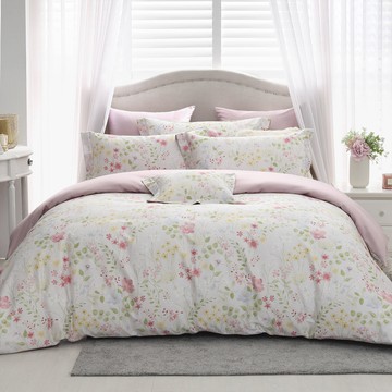 雙人兩用被套床包組/ SUPIMA匹馬棉 / 500織 / 葛瑞塔 [鴻宇] 台灣製 - 2382