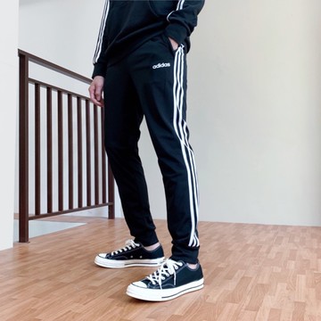 KT USA】Adidas長褲縮口褲修身小字LOGO 愛迪達抽繩DQ3076 DU0456推薦| (舊)蝦皮-購物| LINE購物