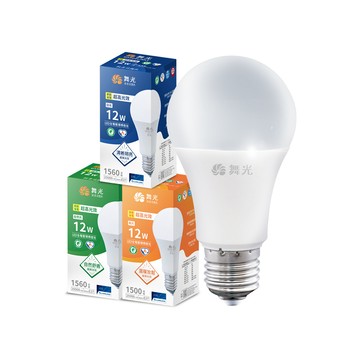 DanceLight 10入組 新升級節能/環保雙認證 12W LED燈泡 E27 全電壓(白光/自然光/黃光)