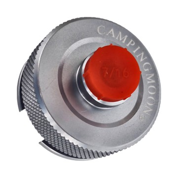 Campingmoon 柯曼 卡式接高山罐瓦斯轉接頭 Z13 4 x 4 x 3cm 45g  1個  紅色