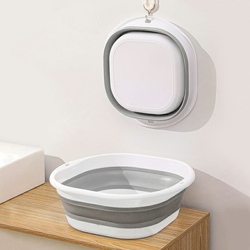 折疊臉盆 伸縮臉盆 折疊水盆 洗臉盆 泡腳盆 洗腳盆 洗手盆 洗菜盆 洗衣盆 盥洗用具【ZN0309】《約翰家庭百貨