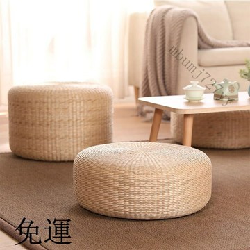 工廠現貨 免運 含發票 茶道草編 榻榻米墊 打坐拜佛墊 加厚禪修墊 地上坐墊藤編蒲墊蒲草蒲團 蒲團墊 坐墊