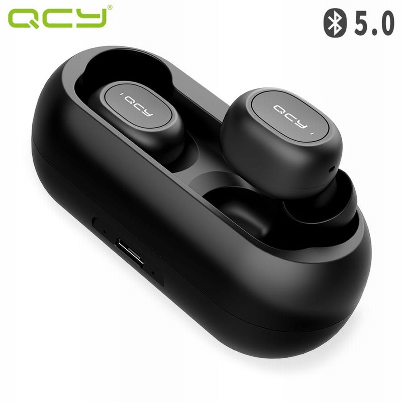 ワイヤレスイヤホン QCY T1 ブルートゥース イヤフォン iphone android ノイズキャンセリング 通話 マイク 両耳 片耳 防水 高音質  重低音 bluetooth 5.0 カナル 通販 LINEポイント最大0.5%GET LINEショッピング