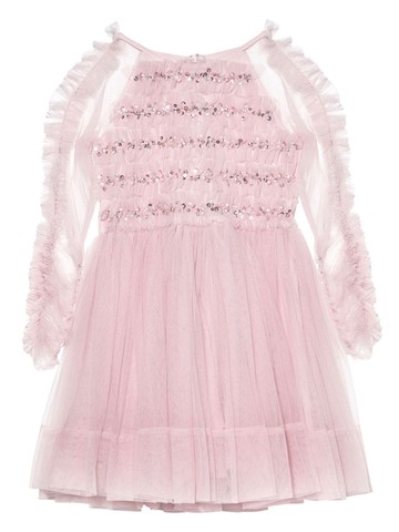 Tutu Du Monde - Miss Mille sequin-embellished tulle dress - kids - Nylon/Cotton - 4-5 - Pink