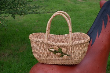 收納籃水果籃水果籃野餐籃禮物籃編織籃子