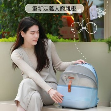 輕便透氣貓包 折疊包 小型犬雙肩包 加強加固 狗狗外出包 便攜貓包 大容量寵物包