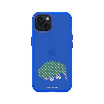 iPhone 15 Clear 激光藍 - The Wildlife Collection 動物野境系列 - 長吻針鼴