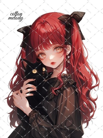 original sticker no.2317 人物貼紙 原創貼紙 原創人物貼紙 裝飾貼紙 cotton melody