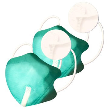 順易利 成人3D立體醫用口罩  30片  2盒  綠色