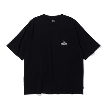 日本限定POLER SHAKEHAND RELAX FIT POCKET TEE 口袋短T 黑 - L