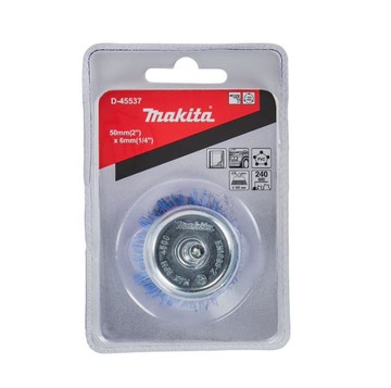 MAKITA 牧田 D-45537 帶柄碗型尼龍輪 50mm 鋼刷 鋼絲輪 帶柄砂輪