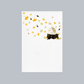 曆系列 明信片 11月 刺蝟