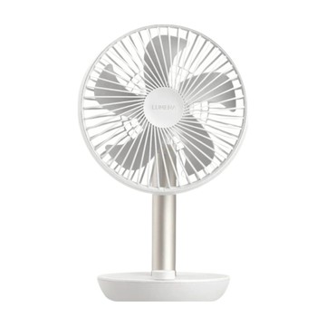 Lumena STAND 3Z N9-FAN USB 桌上型擺頭隨行風扇 4000mAh 電池 最長使用時間 20 小時  銀灰色