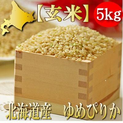 玄米　ゆめぴりか　５ｋｇ　令和3年産　北海道産　送料無料