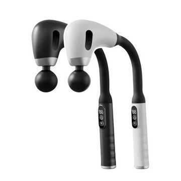 第二代升級款 U型按摩槍 彎頭筋膜槍  加長背部敲擊按摩槌