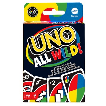 【栢龍玩具｜桌遊】UNO卡牌遊戲｜All Wild 全萬用卡牌