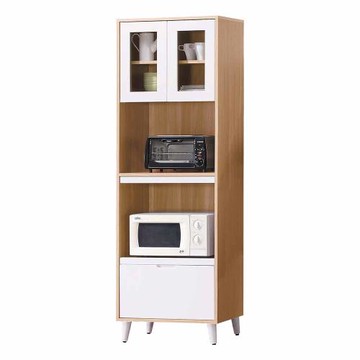 Boden-伊甸2尺北歐風收納高餐櫃/碗盤置物櫃/電器櫃