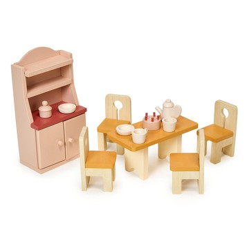 Mentari 歐式餐桌組(木製玩具/角色扮演)
