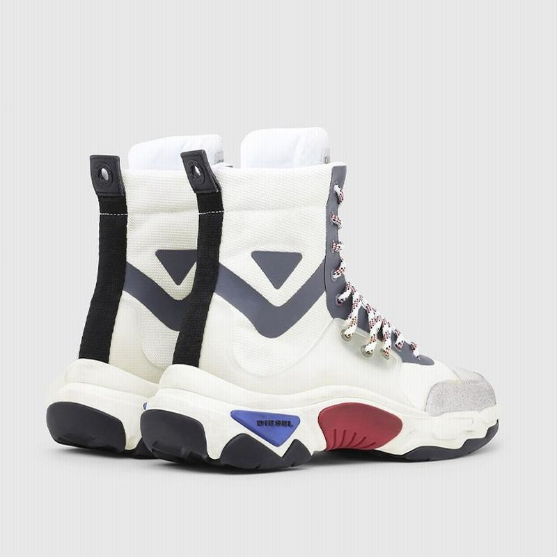 ディーゼル DIESEL ハイカットスニーカー 靴 メンズ ユーズド汚し加工 